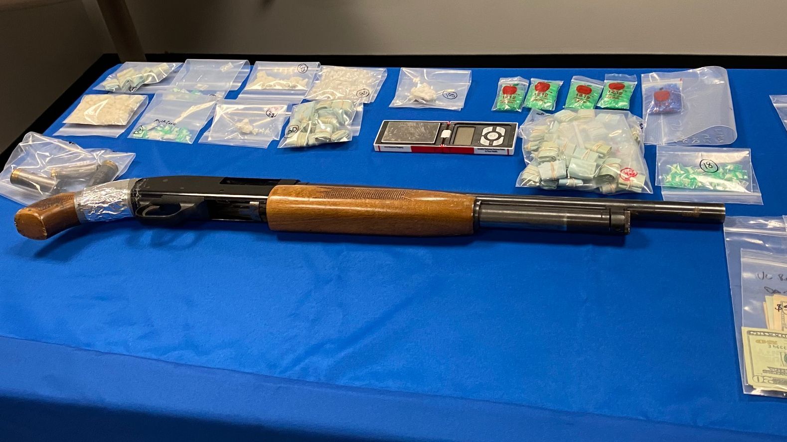 Drugs, money, guns confiscated in Berks